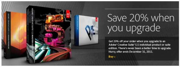 Adobe CS5 20% discount code