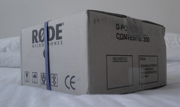 Picture of a sealed box. 