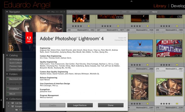 Adobe Lightroom 4.4 update