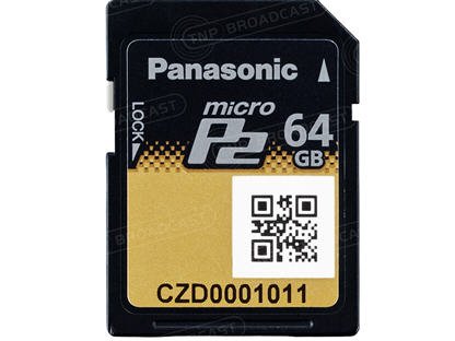 Panasonic 64 GB microP2 Card