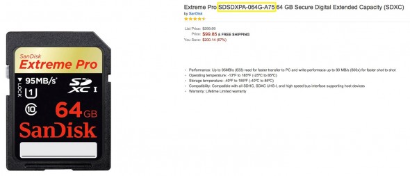 Amazon.com_ Extreme Pro SDSDXPA-064G-A75 64 GB Secure Digital Extended Capacity (SDXC)_ Computers & Accessories