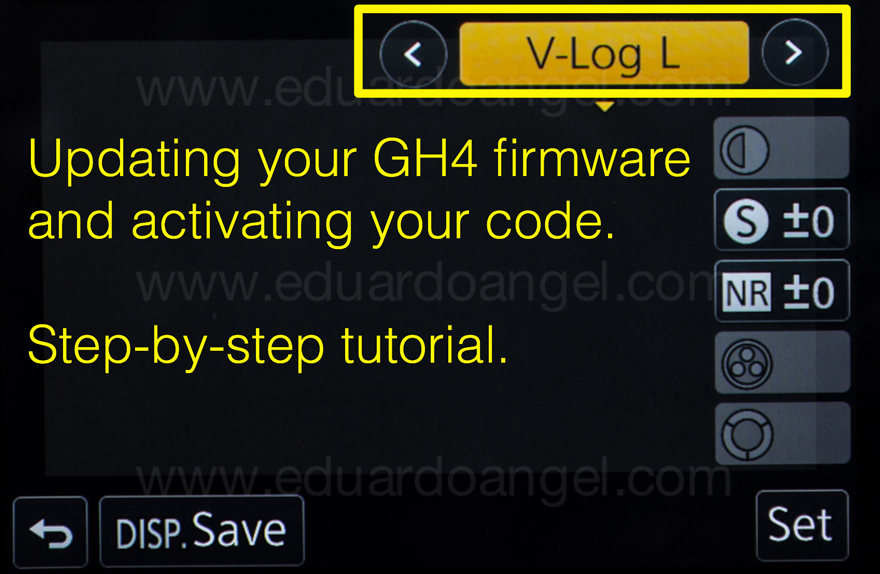 The Panasonic GH4 V-Log L is out! Step-by-step installation